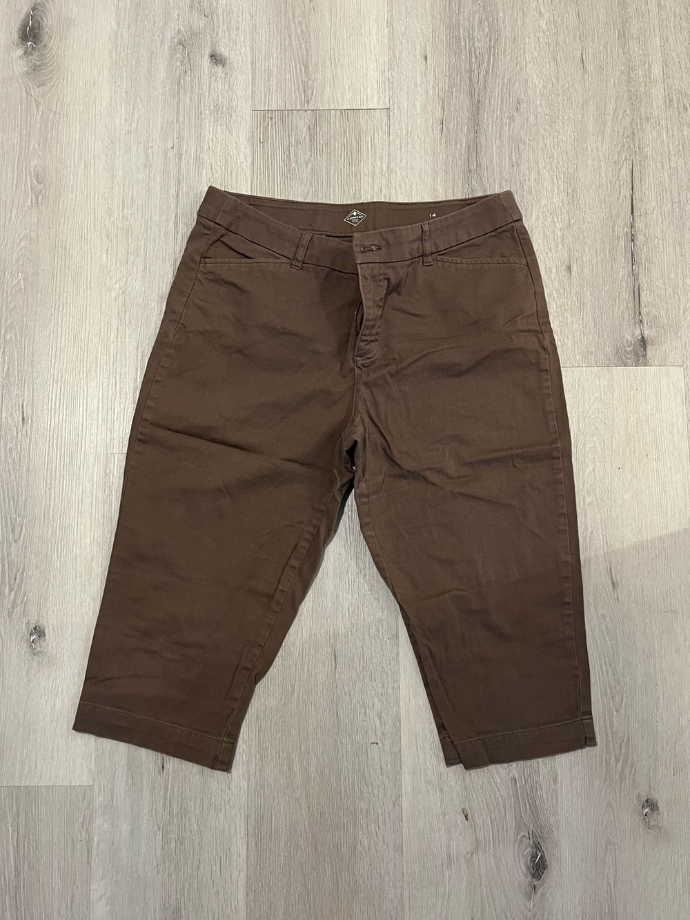 St. John's Bay Brown Mid-Rise Casual Pants